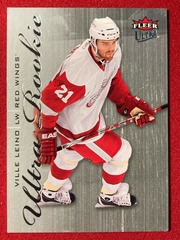 2009-10 Fleer Ultra Rookie Ville Leino #249 Red Wings